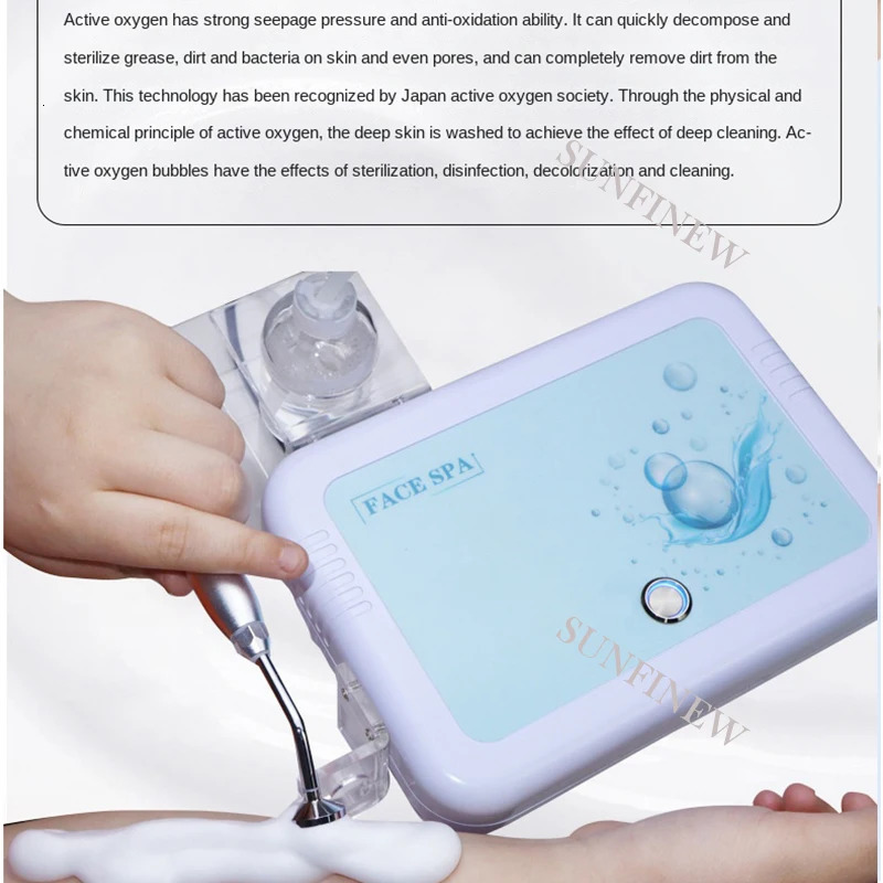 Face Care Devices Magic Oxygen Bubble Beauty Instrument Cleansing Mites Skin Whitening Rejuvenation Management Salon Homeuse Device 231013