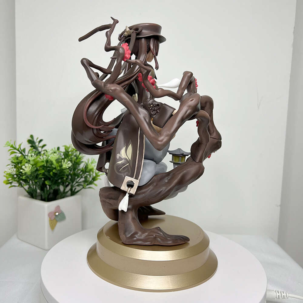 Finger Toys 25cm Hu Tao Genshin Impact Anime Figure Genshin Impact Klee Hibana Knight Action Figure Paimon Keqing Figurine Model Doll Toys