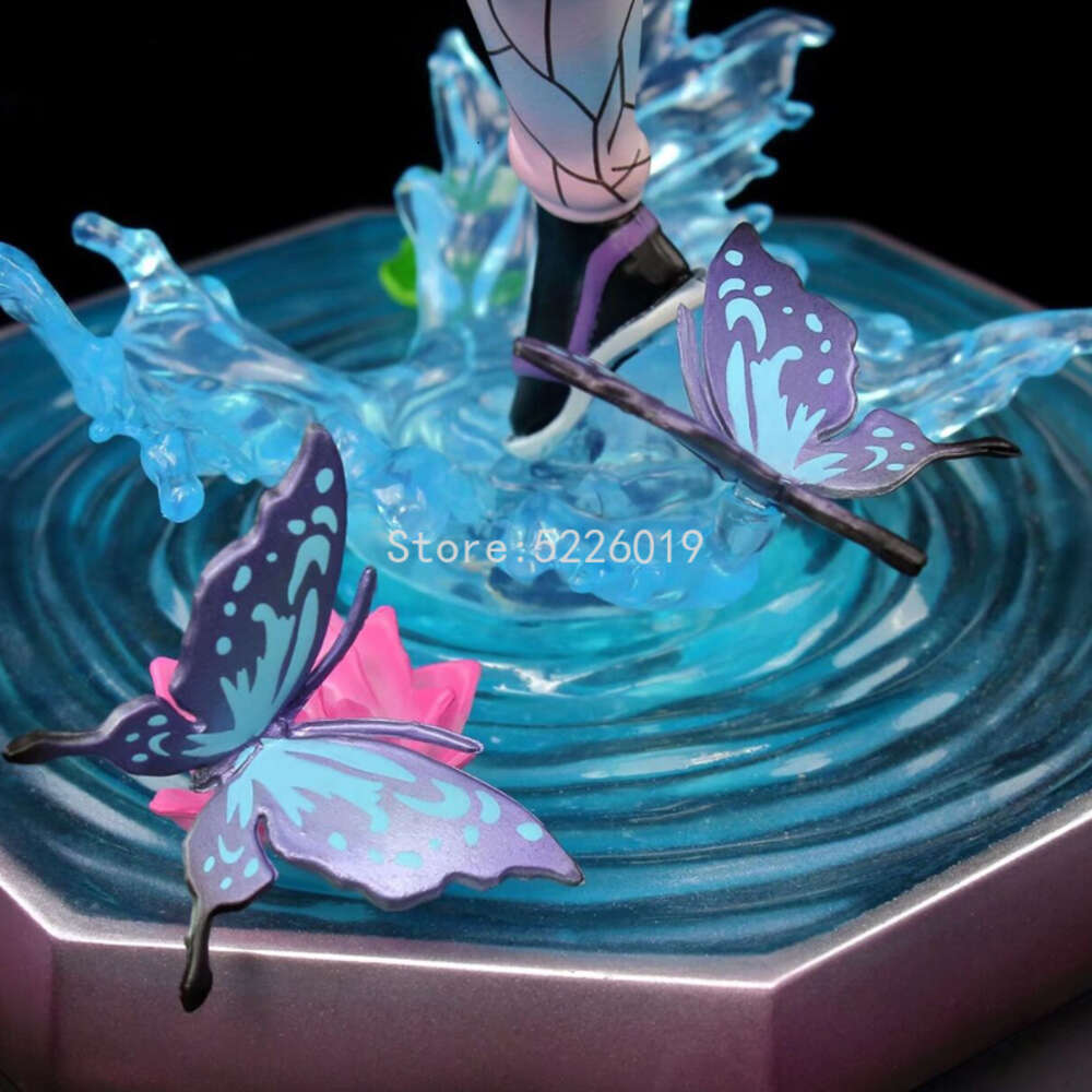 Finger Toys 23cm Demon Slayer Anime Figure Kochou Shinobu Action Figure Kanroji Mitsuri Figure Kamado Nezuko Kimetsu No Yaiba Figurine Toys