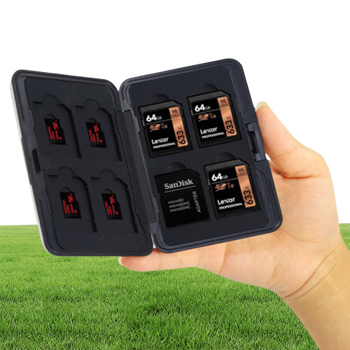 Epacket Aluminum Memory Card Case 16 Slots 88 For Micro SD SD SDHC SDXC Card Storage Holder