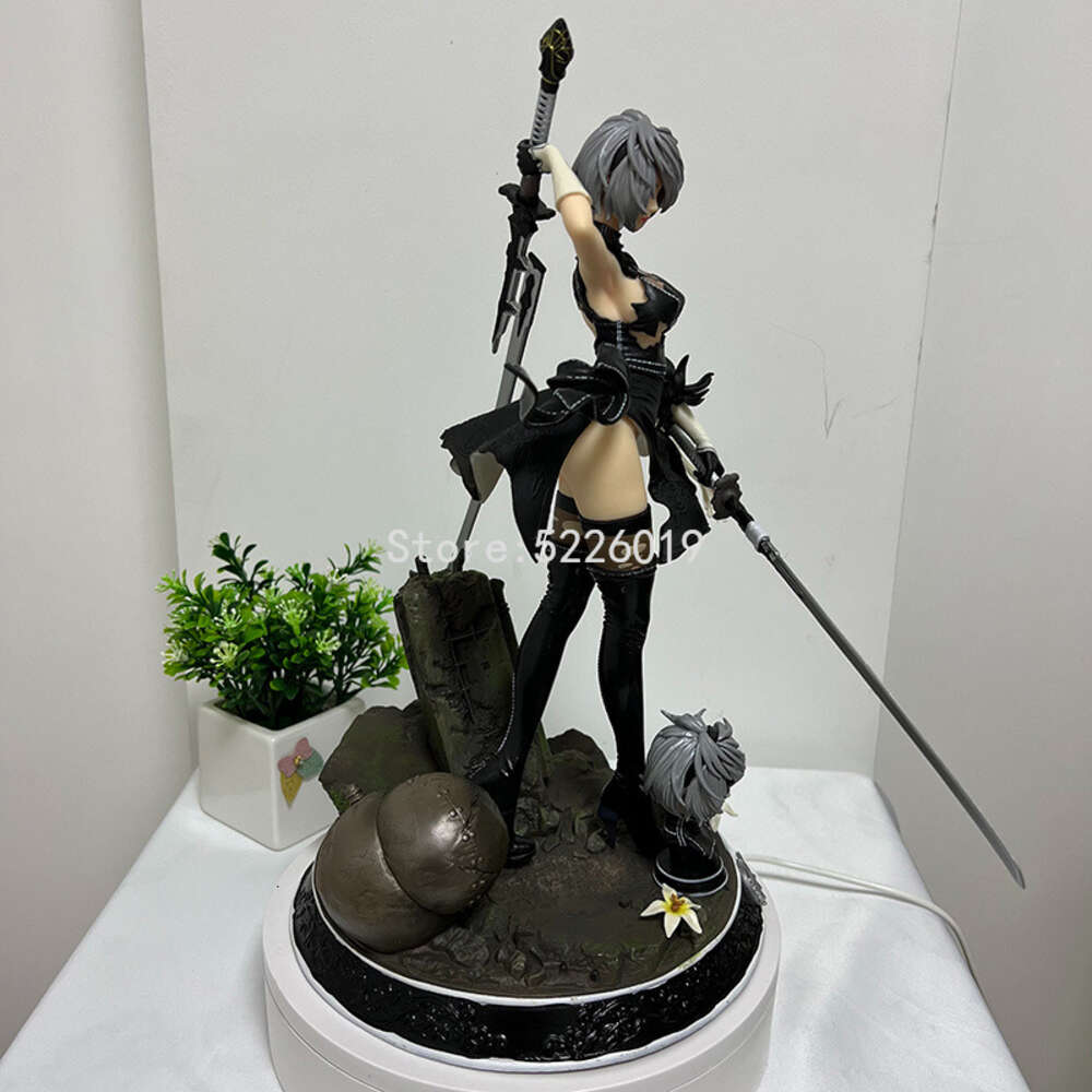 Finger Toys 30cm Anime Game Nier:automata 2b Yorha No.2 Type B Pvc Action Figure Collection Model Toys Brinquedos for Christmas Gift