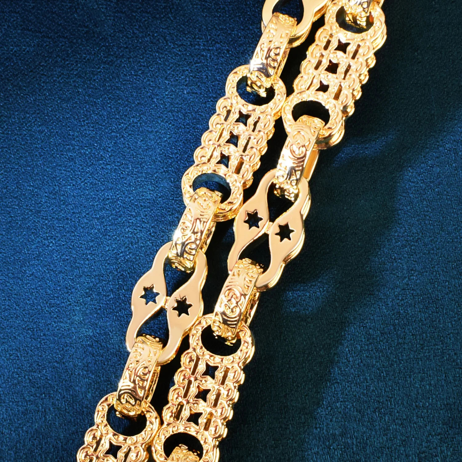 Chain CUC Men Hip Hop Bracelet 10mm 18K Gold Color Plated Copper Cuban Link Fashion Punk Jewelry For Gift 231016