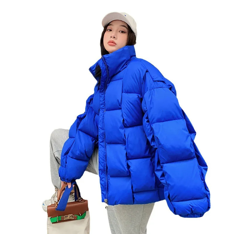 Women's Down Parkas 2023 Snow Wear Coat Women Cotton Jacket Warm Female Casual Loose Winter Jackets Padded Puffer Parka Outerwear 231013Z