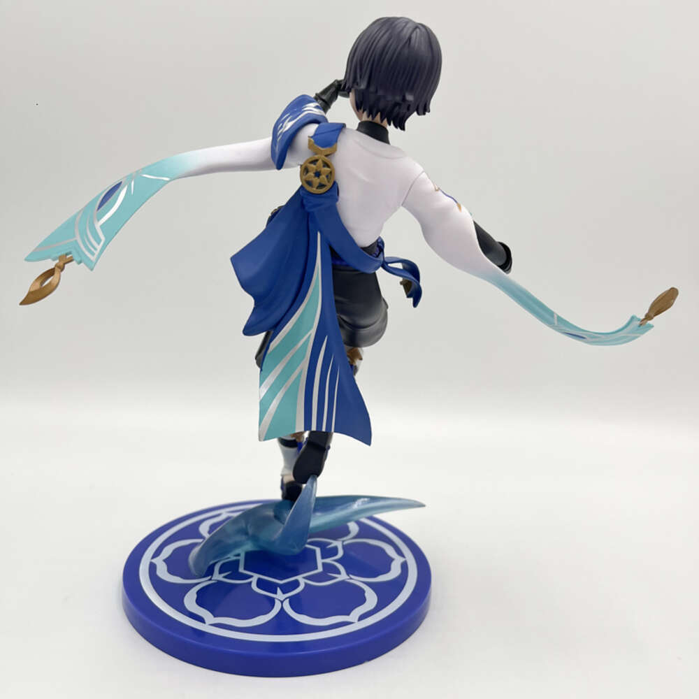 Finger Toys 25cm Genshin Impact Wanderer Anime Figure Klee/venti Action Figure Qiqi/nahida Figurine Adult Collectible Model Doll Toys Gifts