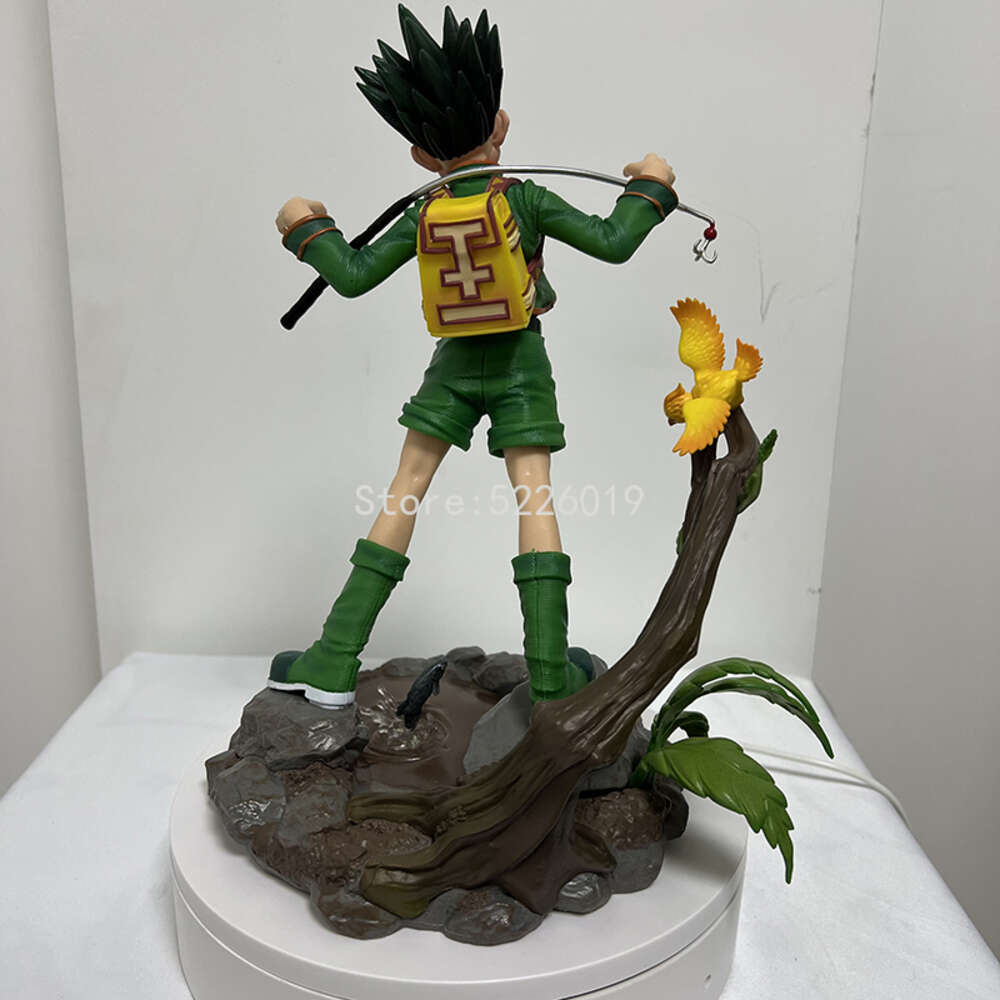 Finger Toys 28cm Hunter X Hunter Anime Figure Gon Freecss & Killua Zoldyck Action Figure Gon Freecss Figure Kurapika Figurine Model Doll Toy