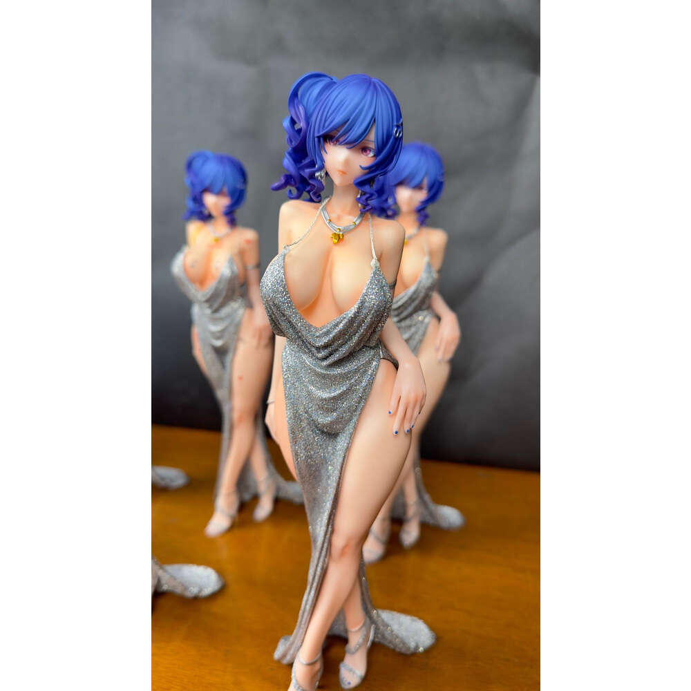 Finger Toys 25cm Azur Lane St Sexy Anime Girl Figure Hentai St Dress Ver Action Figure Adult Collectible Model Doll Toys Gifts