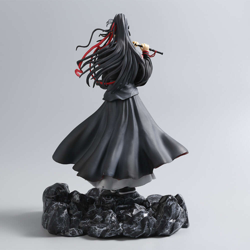 Finger Toys Mo Dao Zu Shi Anime Figure Toys Wei Wuxian Yi Ling Lao Zu Figurine Lan Wangji Pvc Action Figure Collectible Model Toy Doll 27cm