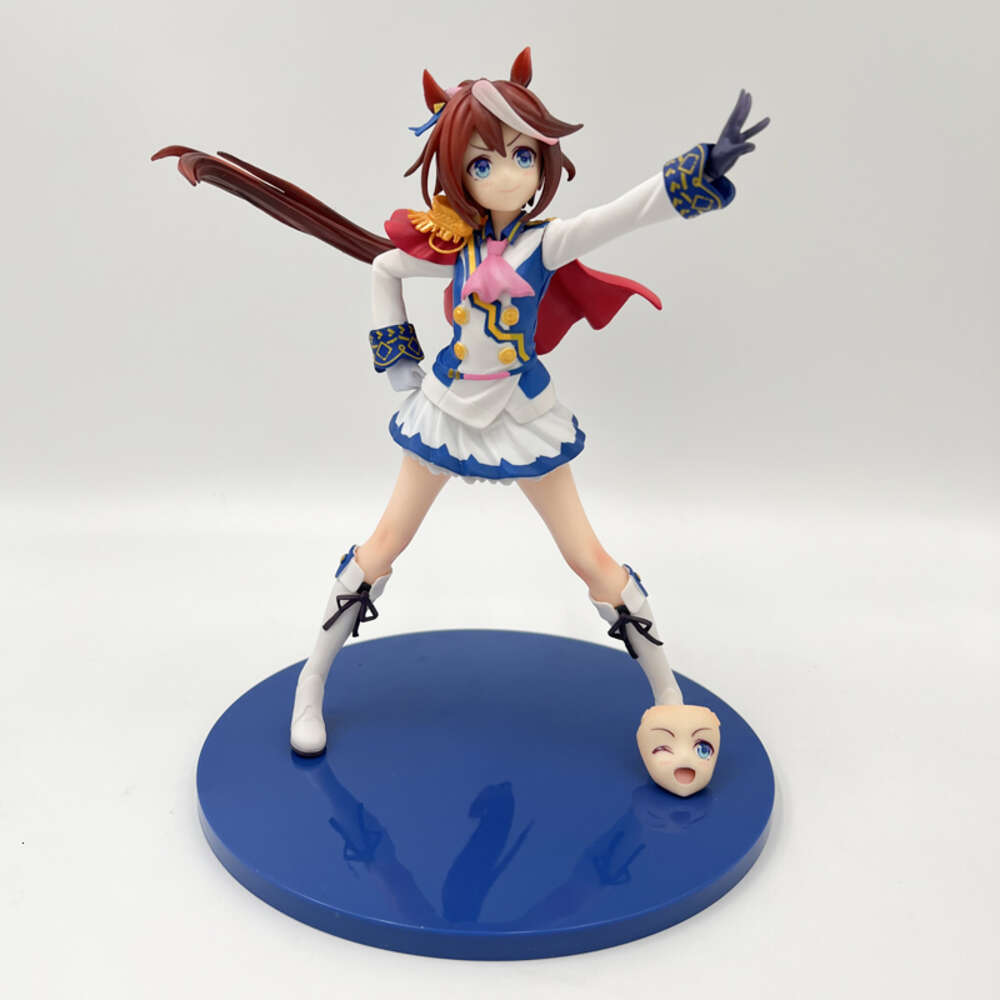Finger Toys 25cm Umamusume Pretty Derby Anime Girl Figure Show Off Your Dreams Tokai Teio Action Figure Adult Collectible Model Doll Toys