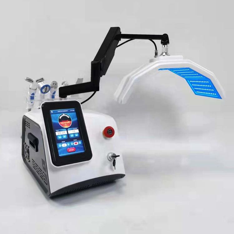 Salon Use Phototherapy Machine 7 Colors Lights Skin Smoothing Brightening Pigment Remove Acne Wrinkle Therapy Anti-aging Salon with 5 Handles