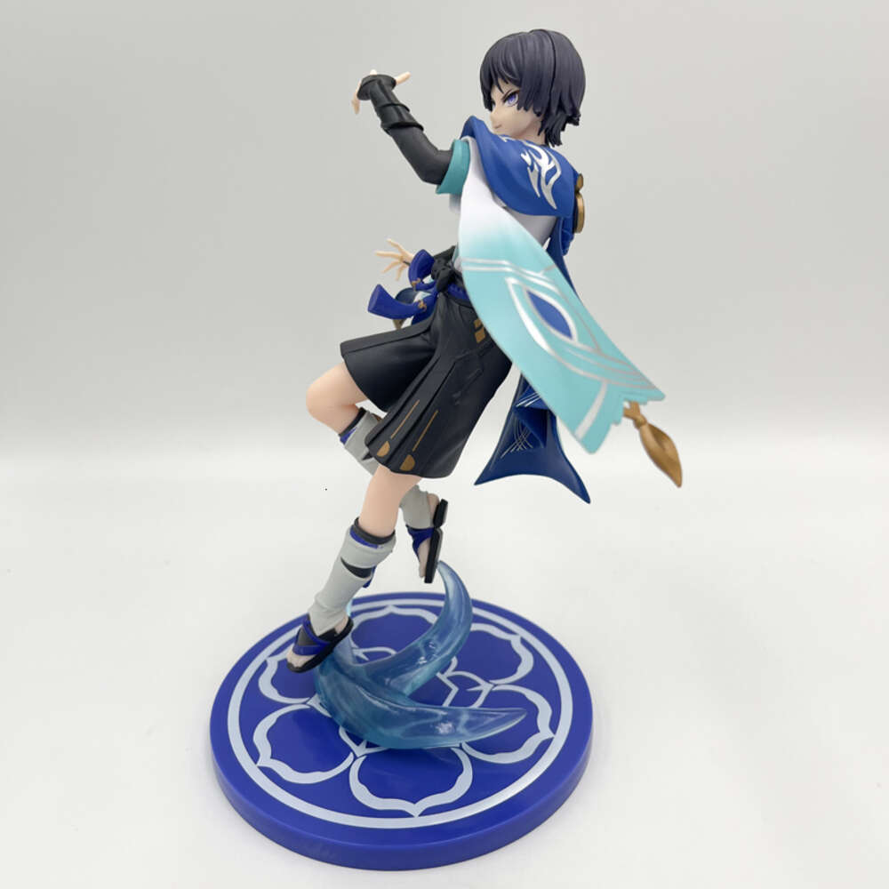 Finger Toys 25cm Genshin Impact Wanderer Anime Figure Klee/venti Action Figure Qiqi/nahida Figurine Adult Collectible Model Doll Toys Gifts