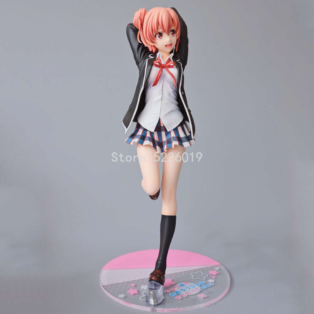 Finger Toys My Teen Romantic Comedy Anime Figure Isshiki Iroha Action Figrue Yuigahama Yui Yukinoshita Yukino Uniform Figurine Model Doll