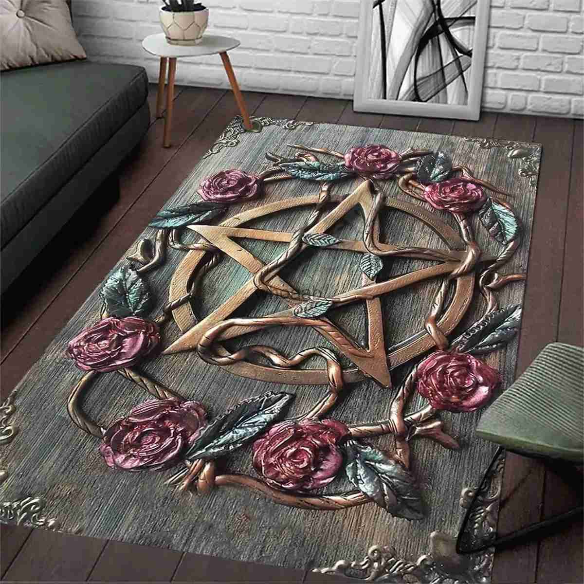 Carpets Erugear Augusta National Golf Club Rug 3D All Over Printed Non-slip Mat Dining Room Living Room Soft Bedroom Carpet YQ231016