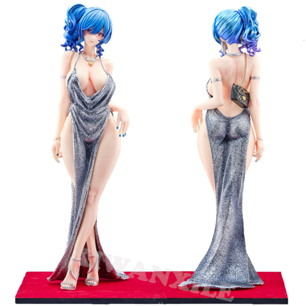 Finger Toys 25cm Azur Lane St Sexy Anime Girl Figure Hentai St Dress Ver Action Figure Adult Collectible Model Doll Toys Gifts