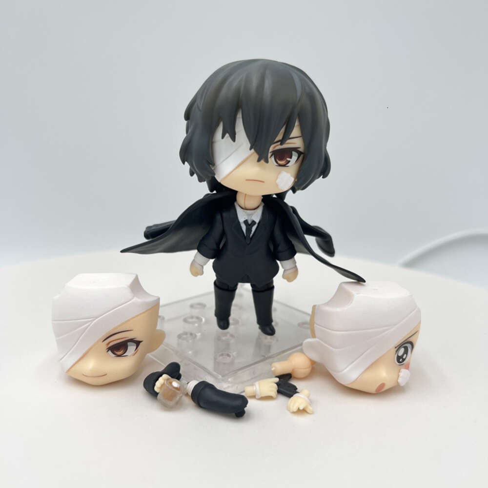 Finger Toys #1748 Bungo Stray Dogs Osamu Dazai Dark Era Anime Figure #1191 Ryunosuke Akutagawa Action Figure Adult Collecible Model Doll Toy