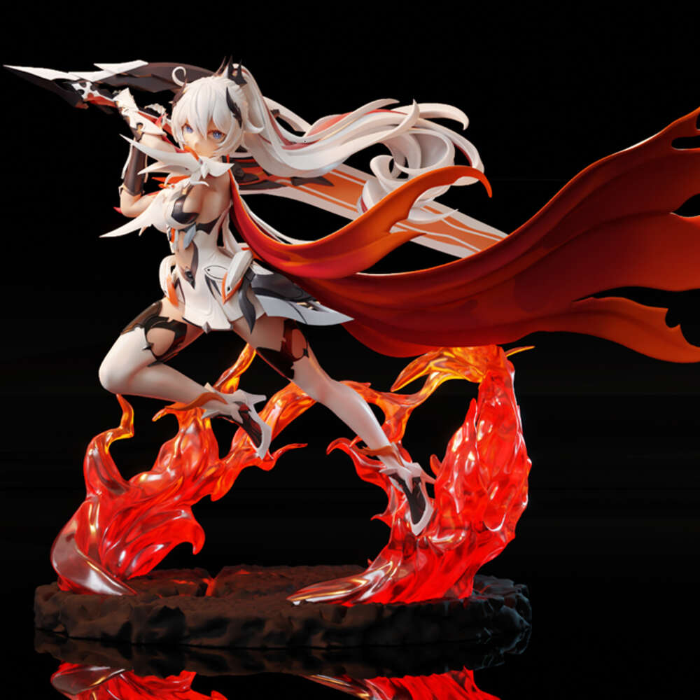 Finger Toys 25cm Honkai Impact 3rd Kiana Kaslana Sexy Anime Girl Figure Houkai Gakuen Kiana Action Figure Adult Collectible Model Doll Toys