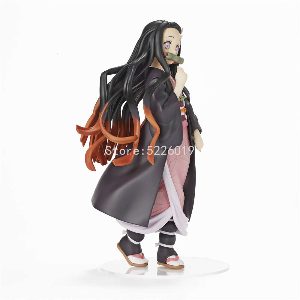 Finger Toys 22cm Demon Slayer Anime Figure Kimetsu No Yaiba Glitter & Glamours Kamado Nezuko Action Figure Devil's Blade Nezuko Figurine Toy