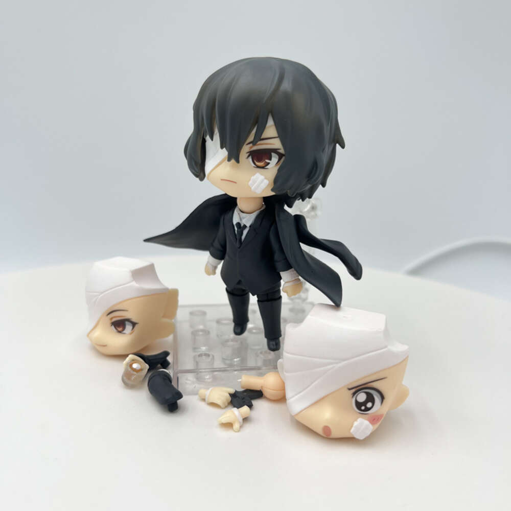 Finger Toys #1748 Bungo Stray Dogs Osamu Dazai Dark Era Anime Figure #1191 Ryunosuke Akutagawa Action Figure Adult Collecible Model Doll Toy