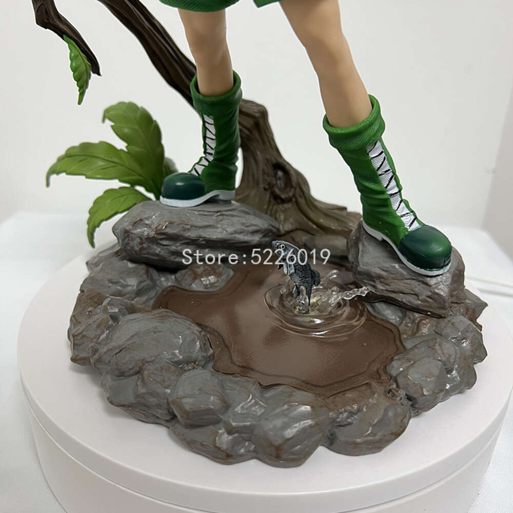 Finger Toys 28cm Hunter X Hunter Anime Figure Gon Freecss & Killua Zoldyck Action Figure Gon Freecss Figure Kurapika Figurine Model Doll Toy
