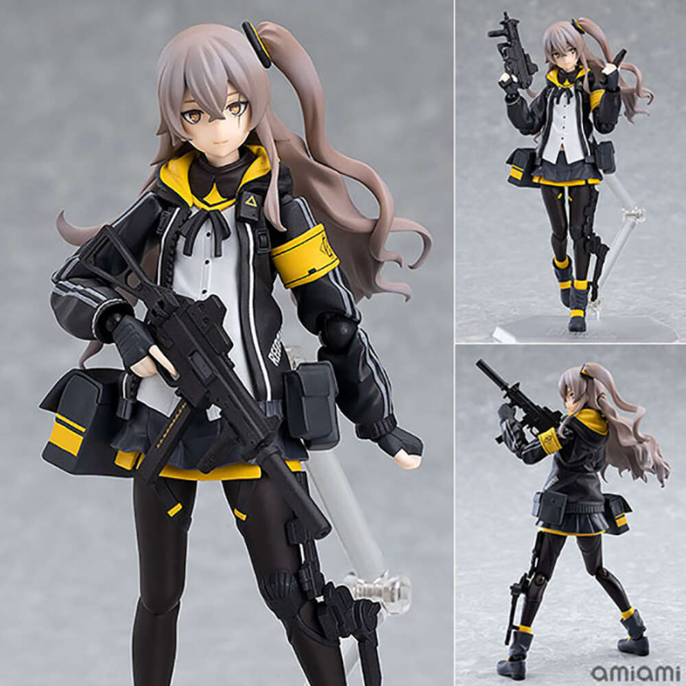 Finger Toys 14cm Figma Girls' Frontline Ump45 Anime Figure #1264 Girls' Frontline Action Figure Figma Ump45 Figure Collection Model Doll Toy