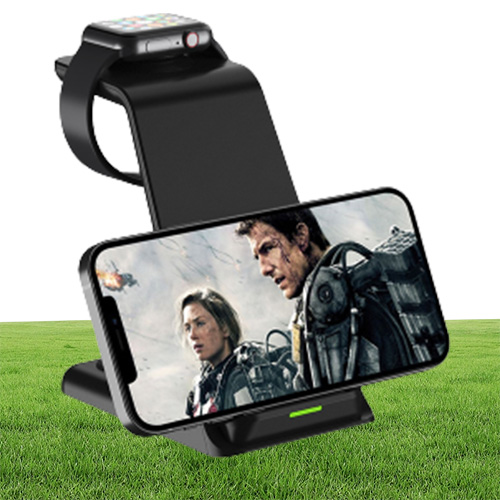 Epacket The 15w Wireless Charger Stand is Suitable For iPhone 13 12 11 XR X 8 Apple Watch 3in1 Qi Fast Charging Base