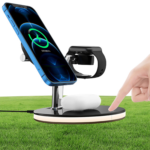 Magnetic Charging Bracket Y Shape Wireless Charger ThreeInOne For Mobile Phone Watch 25w Fast Charge Epacket