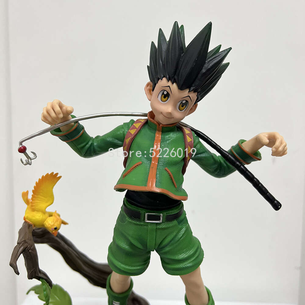 Finger Toys 28cm Hunter X Hunter Anime Figure Gon Freecss & Killua Zoldyck Action Figure Gon Freecss Figure Kurapika Figurine Model Doll Toy