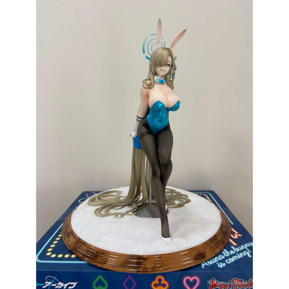 Finger Toys 29cm Blue Archive Ichinose Asuna Bunny Girl Sexy Anime Figure Figma #567 Shiroko Action Figure Adult Collectible Model Doll Toys