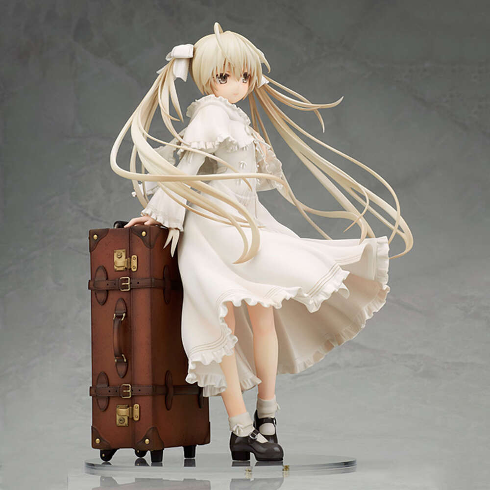 Finger Toys 24cm Alter Yosuga No Sora Anime Figure Sora Kasugano Action Figure Suitcase Dress Sora Kasugano Figurine Adult Model Doll Toys