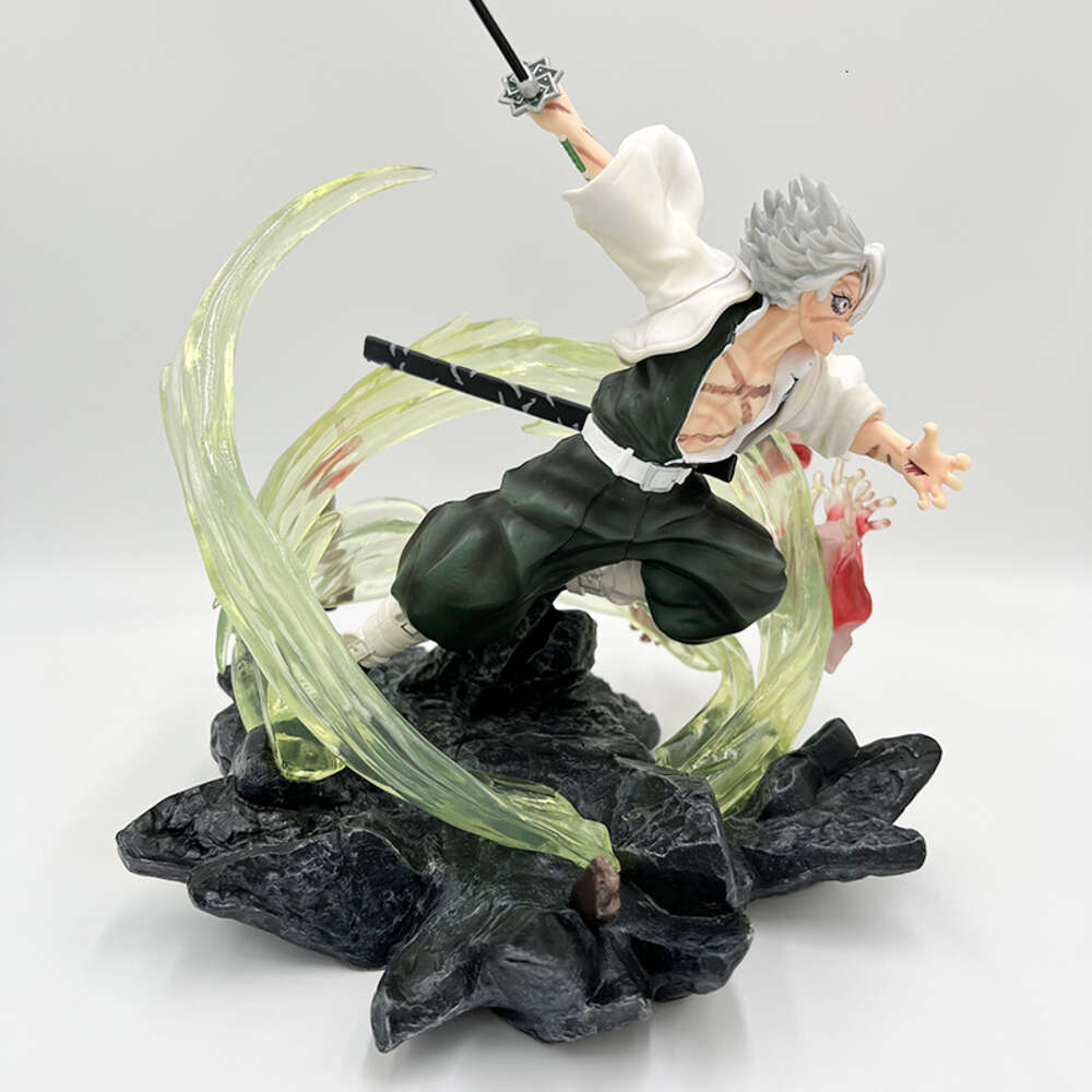Finger Toys 28cm Shinazugawa Sanemi Demon Slayer Anime Figure Douma Kimetsu No Yaiba Action Figure Kokushibou/daki/gyuutarou Figure Doll Toy