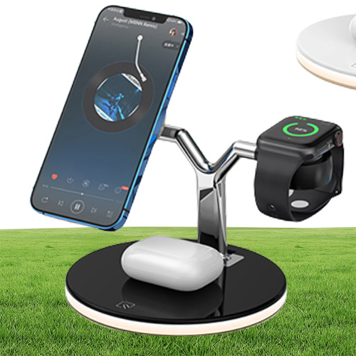 Magnetic Charging Bracket Y Shape Wireless Charger ThreeInOne For Mobile Phone Watch 25w Fast Charge Epacket