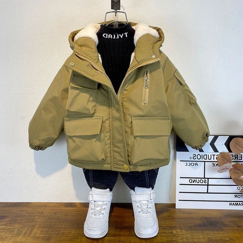 Down Coat 1 2 3 4 5 7 9 10 Years Old Boys Baby Jacket Winter Thicken Warm Kids Outerwear Fashion Style Parkas Zipper Hooded 2023 231013