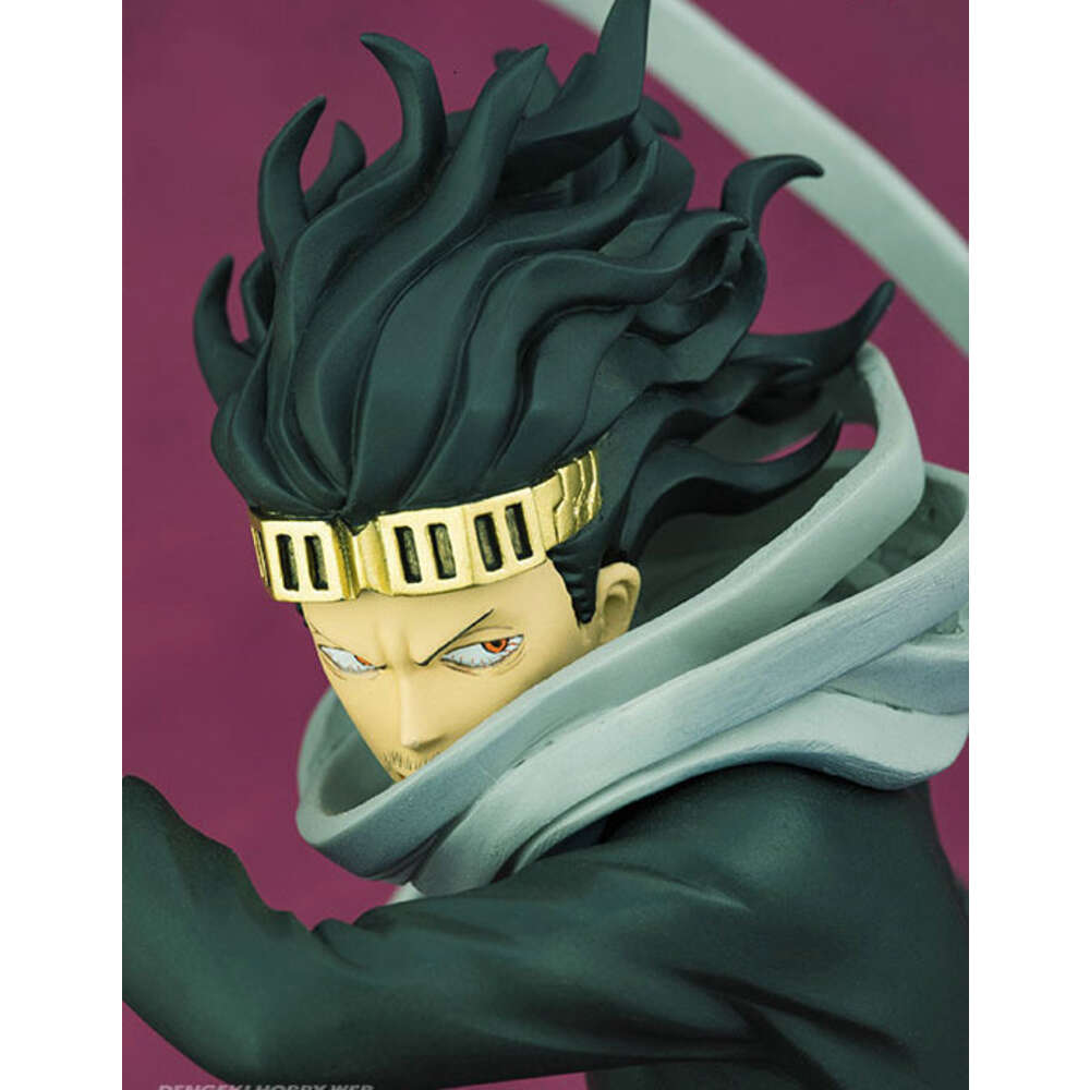 Finger Toys 18cm My Hero Academia Anime Figure Amazing Heroes 06 Aizawa Shouta Eraser Head Pvc Action Figure Collectible Model Doll Toys
