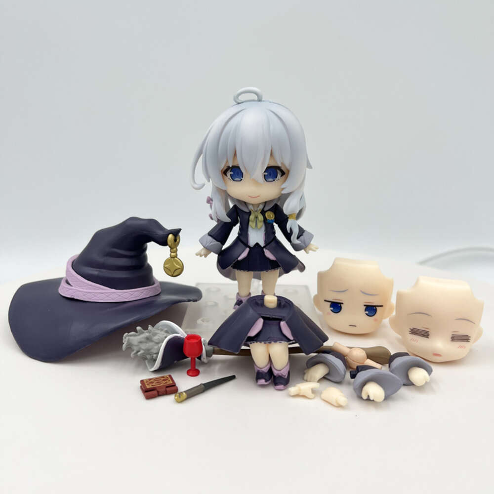 Finger Toys #1878 Mo No Tabitabi Elaina Anime Figure Wandering Witch the Journey of Elaina Action Figure Collectible Model Doll Toys Gifts