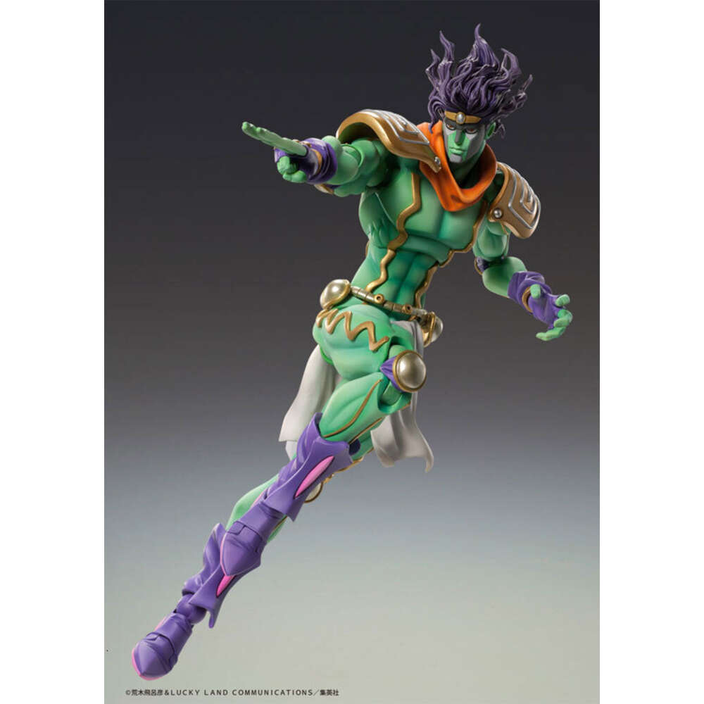 Finger Toys 25cm Super Action Statue Big Star Platinum/jotaro Kujo Anime Figure Jojo's Bizarre Adventure Part.iii Action Figure Doll Toys