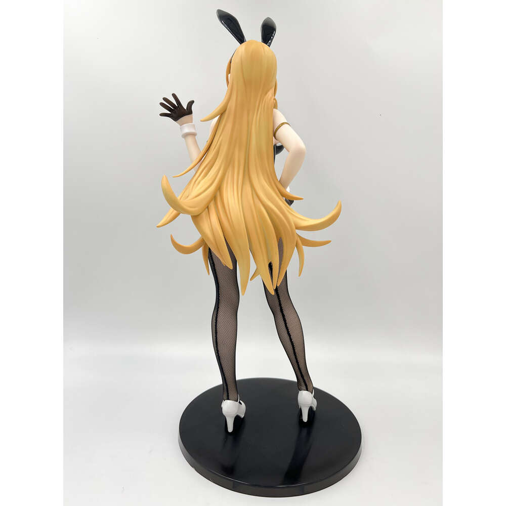 Finger Toys 45cm B-style Azur Lane Slow Ahead Washington Bunny Girl Figure North Carolina Bunny Anime Action Figure Adult Model Doll Toys