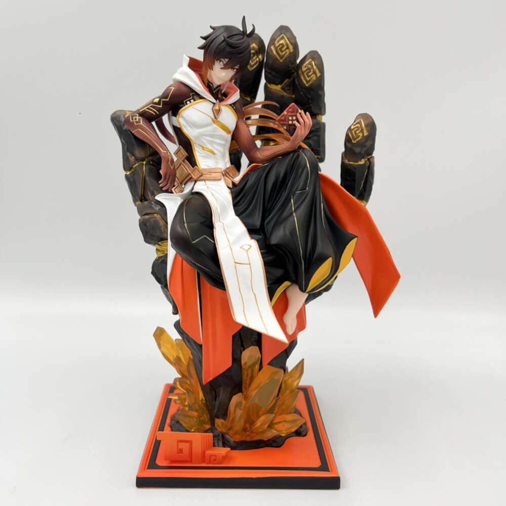 Finger Toys Finger Toys 26cm Genshin Impact Zhongli Anime Figure Shenhe/nahida Action Figure Mona/klee/ningguang Figurine Adult Model Doll Toys Gifts
