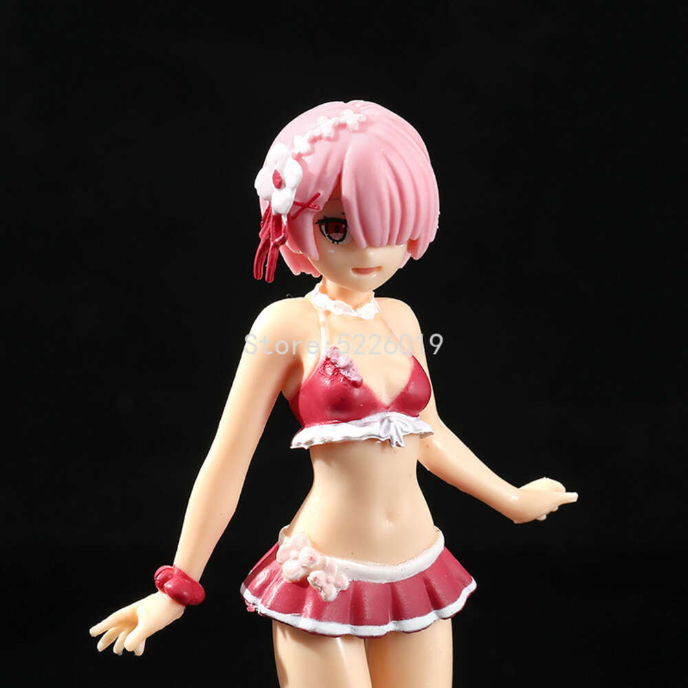 Finger Toys 2pcs Random Re:zero -starting Life in Another World Anime Figure Emilia Action Figure Rem Ram Figurine Collectible Model Doll