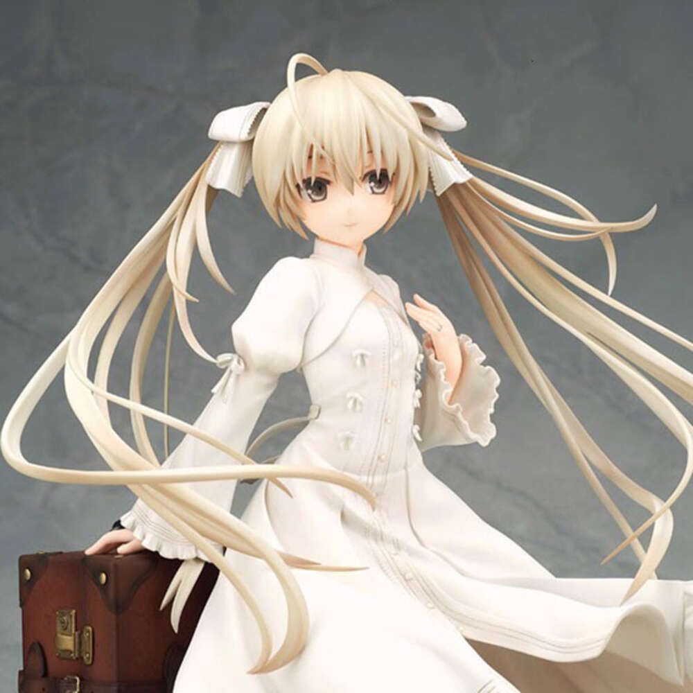 Finger Toys 24cm Alter Yosuga No Sora Anime Figure Sora Kasugano Action Figure Suitcase Dress Sora Kasugano Figurine Adult Model Doll Toys