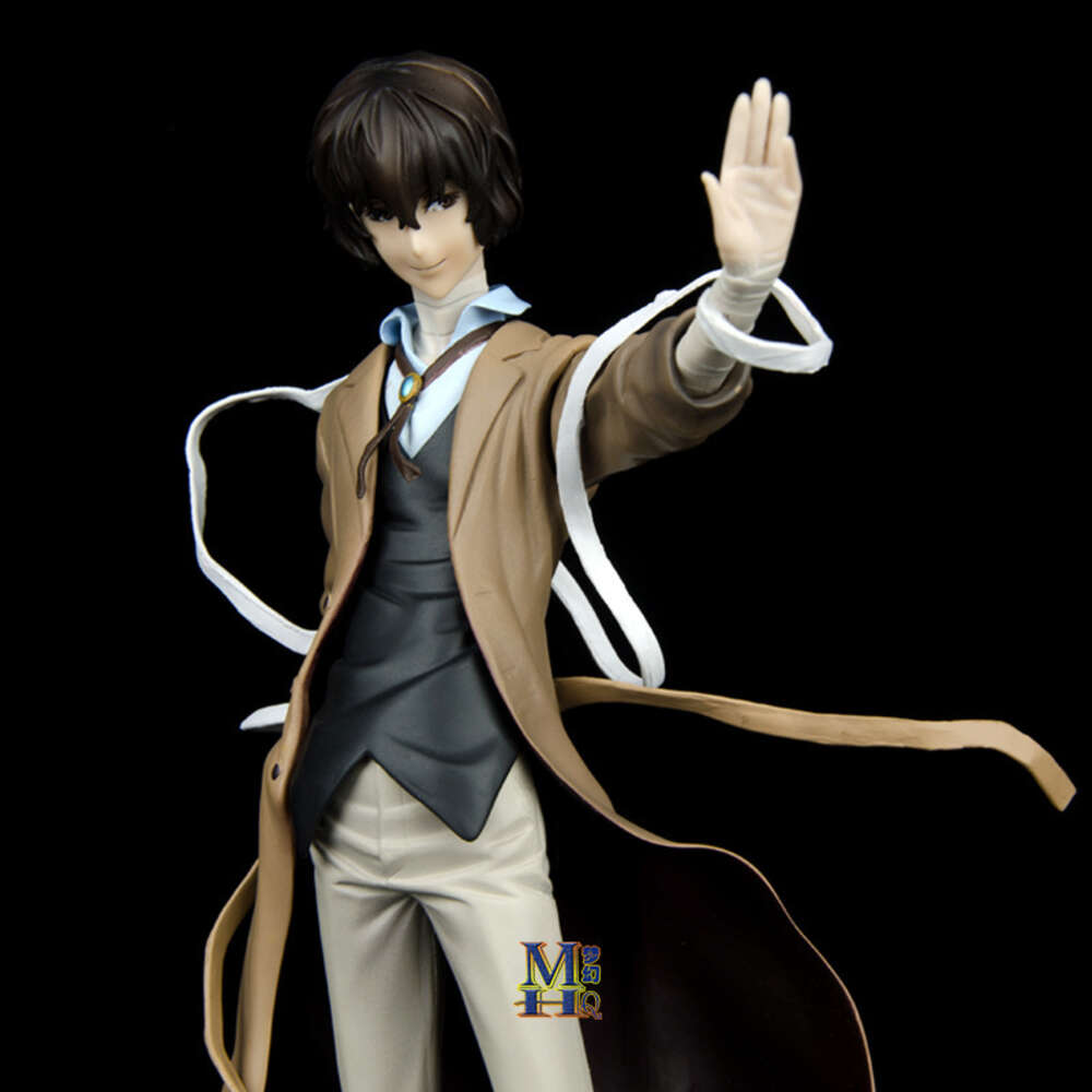 Finger Toys 26cm Bungo Stray Dogs Anime Figure Osamu Dazai Figure Toys Nendoron Orangerouge Action Figure Toy Osamu Dazai Figurine Toy Model