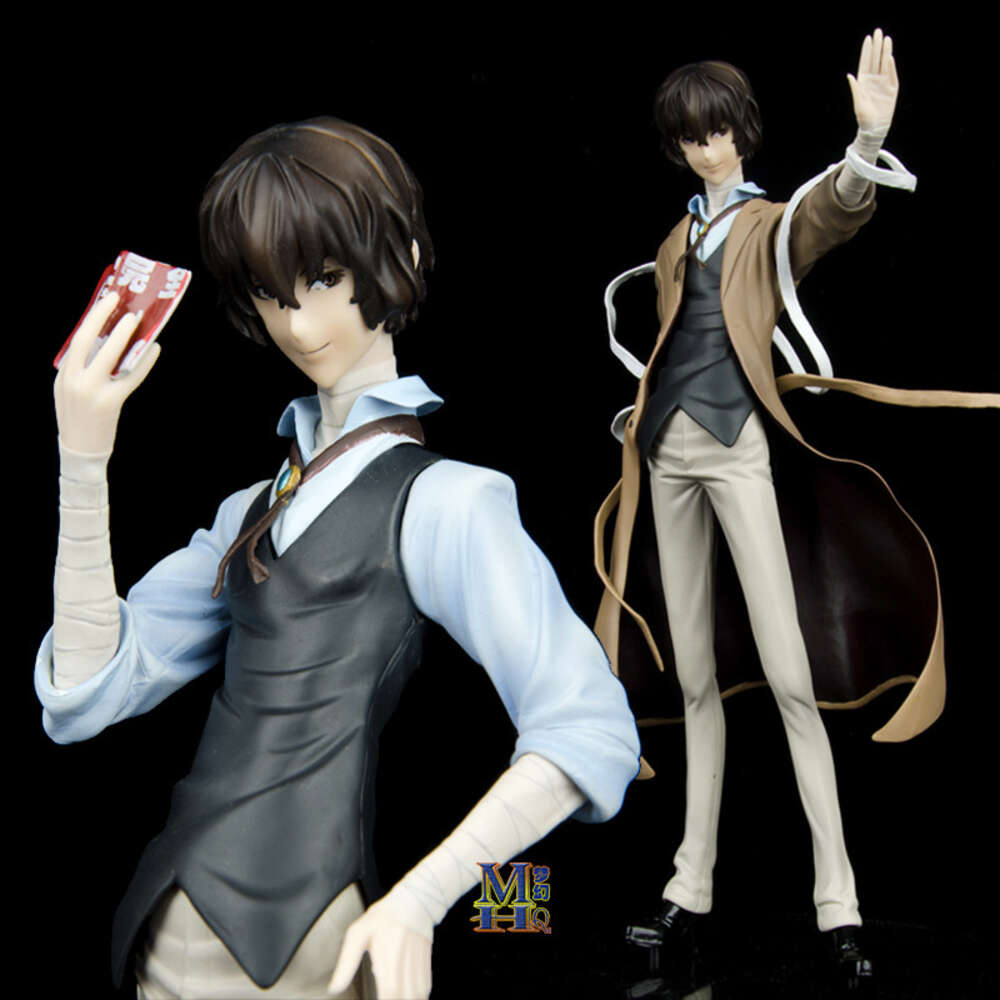 Finger Toys 26cm Bungo Stray Dogs Anime Figure Osamu Dazai Figure Toys Nendoron Orangerouge Action Figure Toy Osamu Dazai Figurine Toy Model
