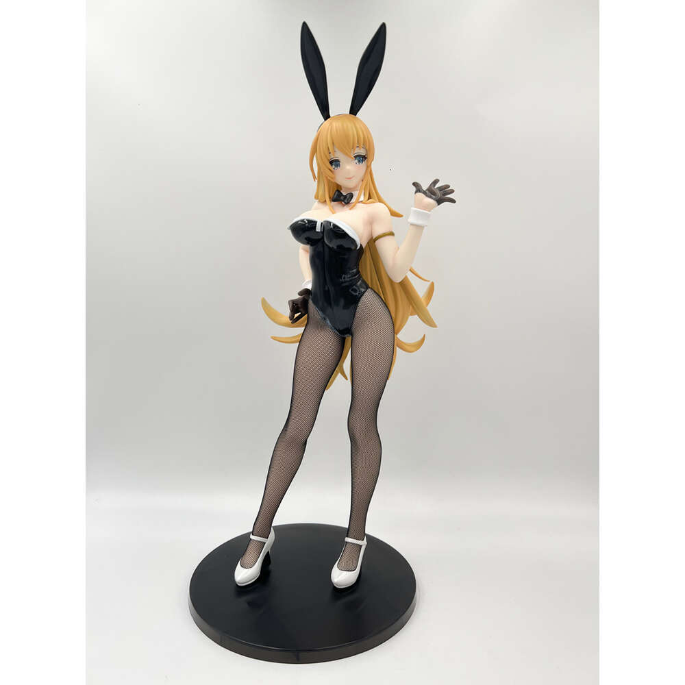 Finger Toys 45cm B-style Azur Lane Slow Ahead Washington Bunny Girl Figure North Carolina Bunny Anime Action Figure Adult Model Doll Toys