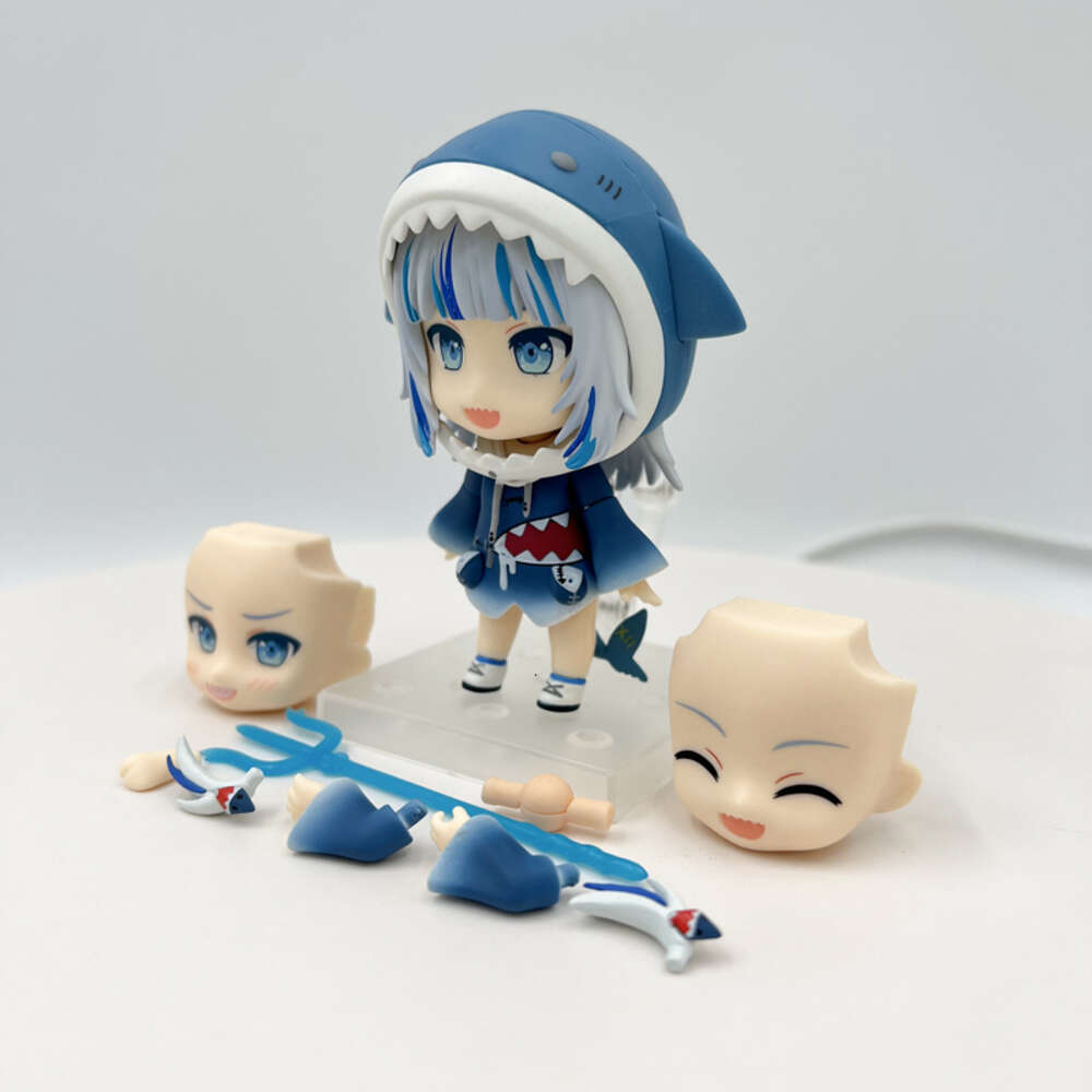 Finger Toys #1688 Hololive Gawr Gura Anime Figure Gawr Gura Action Figure Adult Collectible Model Doll Toys Gifts 10cm