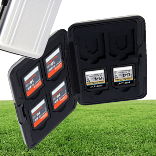 Epacket Aluminum Memory Card Case 16 Slots 88 For Micro SD SD SDHC SDXC Card Storage Holder