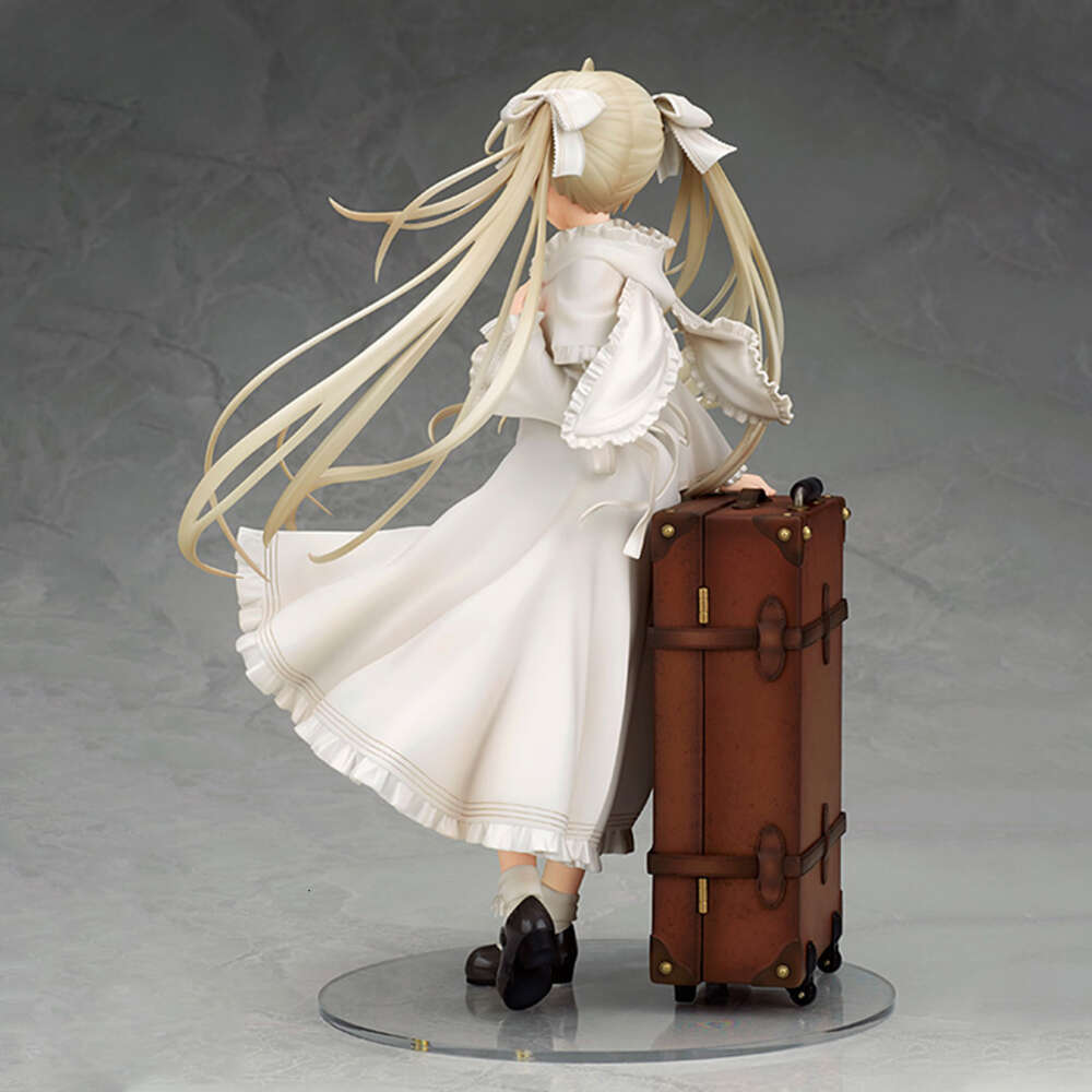 Finger Toys 24cm Alter Yosuga No Sora Anime Figure Sora Kasugano Action Figure Suitcase Dress Sora Kasugano Figurine Adult Model Doll Toys