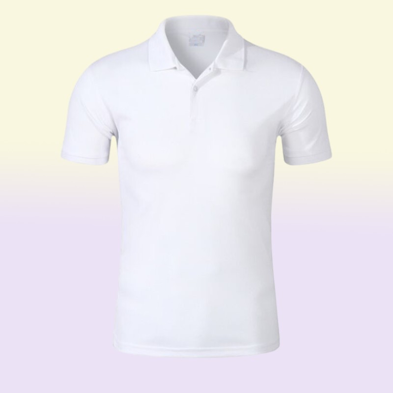 Summer Style Black Classic Brand Short Sleeve Polo Shirt Pure Color Casual Mens Lapel Top2004081