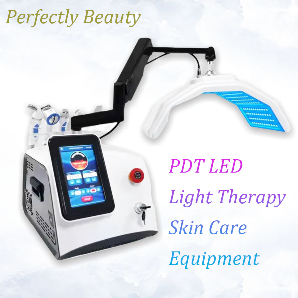 Professional Hydra Skin Care PDT LED Light Photodynamic Facial Skin Care Rejuvenation Photon Therapy Machine Hydra RF Aqua Skin Scrubber