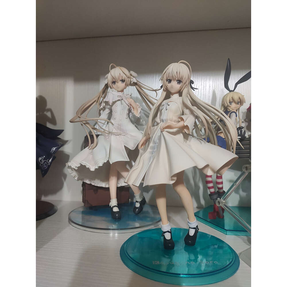 Finger Toys 24cm Alter Yosuga No Sora Anime Figure Sora Kasugano Action Figure Suitcase Dress Sora Kasugano Figurine Adult Model Doll Toys
