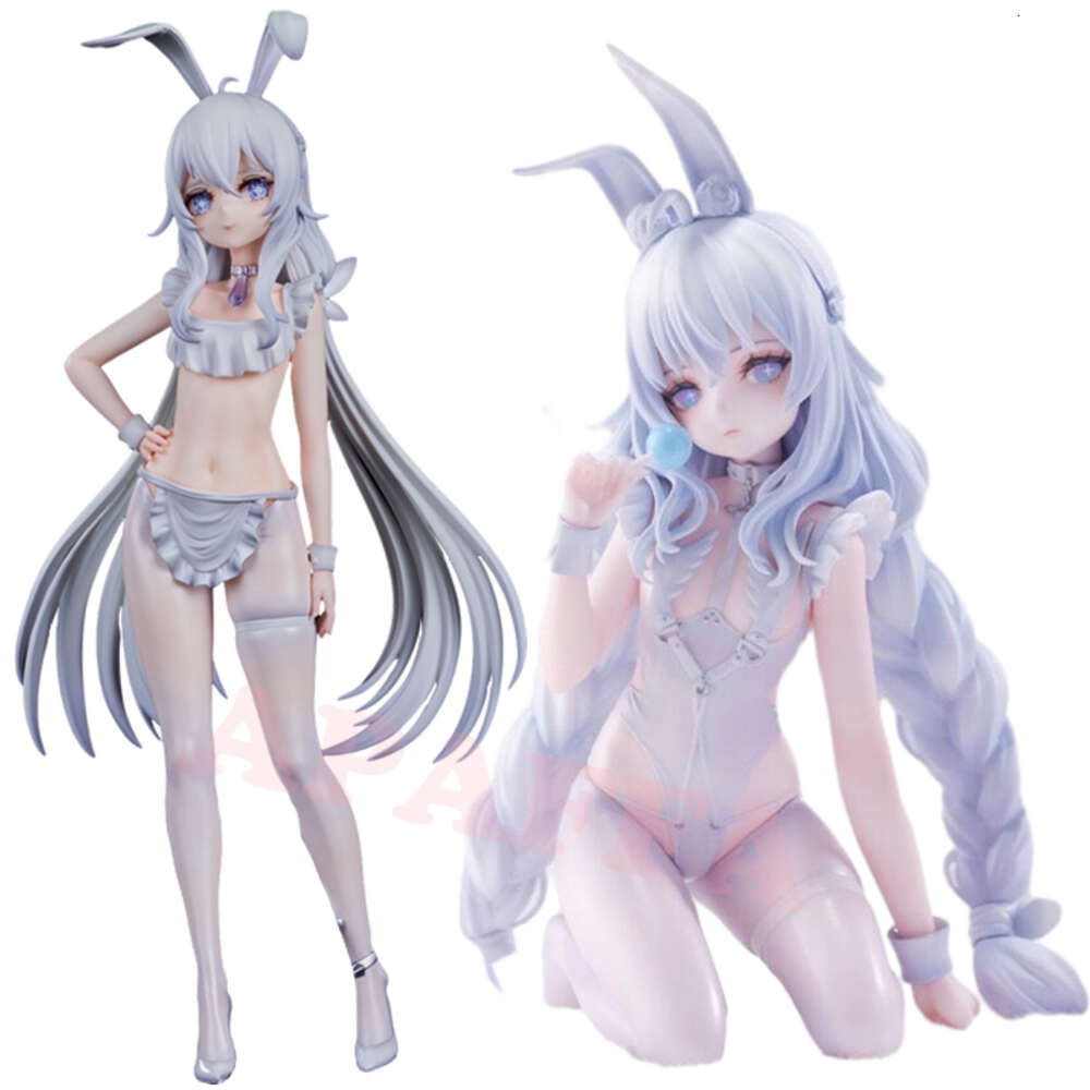 Finger Toys 25cm Azur Lane Le Malin Bunny Sexy Anime Girl Figure Mnf Azur Lane Action Figure Adult Collectible Model Doll Toys Gifts
