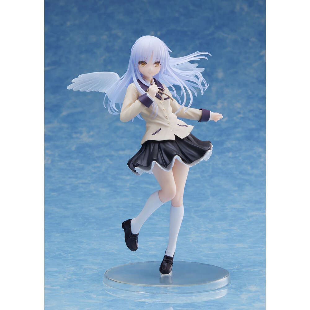 Finger Toys 18cm Coreful Angel Kanade Tachibana Anime Girl Figure Angel Tenshi Action Figure Adult Collectible Model Doll Toys