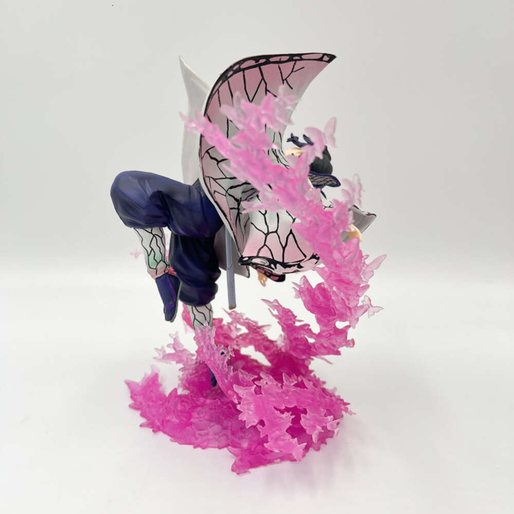 Finger Toys 20cm Demon Slayer Kochou Shinobu Anime Figure Kimetsu No Yaiba Action Figure Nezuko Kamado Figurine Collectible Model Doll Toys